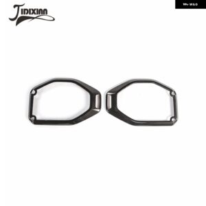 ジープ ラングラー JL グラディエーター JT 2018 209 2020-23 トップルーフスピーカースピーカー 装飾 カバー カスタムパーツ アクセサリー - black　carbon　fiber
