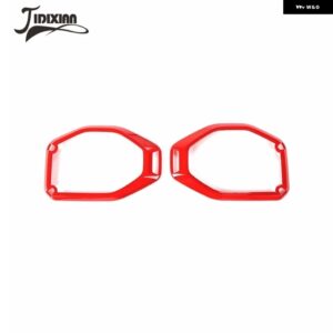 ジープ ラングラー JL グラディエーター JT 2018 209 2020-23 トップルーフスピーカースピーカー 装飾 カバー カスタムパーツ アクセサリー - red