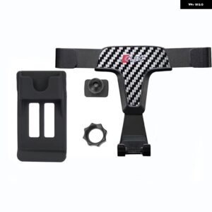 アウディ カーボン自動車電話ホルダー GPS ホルダーエアベントマウントスタンド ブラケット 電話 クリップ クレードル Q5 SQ5 2010-2023 カ - 2010-2018