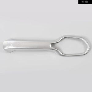 ジープ 副パイロットシートグラブハンドル 装飾 カバー トリム レネゲード 2015-19 アップインテリアアクセサリー カスタムパーツ アクセサ - silver