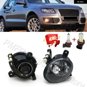 アウディ フォグランプ FOGLIGHTS A4 B8 Q5 2008-2012 フォグランプ フォグランプ DRL ヘッドライト ハロゲンフォグランプ FOGLIGHTS 8T0 9 - 1Pair