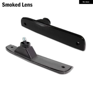 ジープ 2個 フロントサイドマーカー パーキングライト フェンダーコーナー LED イエローアンバーパーキングランプ チェロキー ウィンカーラ - smoked　lens　amber
