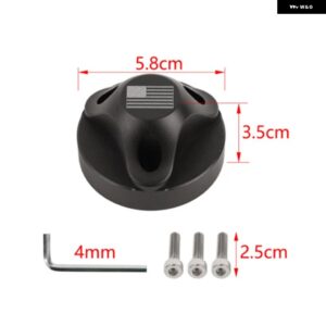 ジープ カーラジオアンテナ交換用 ラングラー JK JL 2007-2023 グラディエーター JT 2018-24 アップ カスタムパーツ アクセサリー 交換用部 - b　flag　black