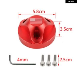 ジープ カーラジオアンテナ交換用 ラングラー JK JL 2007-2023 グラディエーター JT 2018-24 アップ カスタムパーツ アクセサリー 交換用部 - b　flag　red