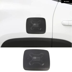 ジープ 燃料タンクキャップ 装飾 カバー レネゲード 2016-23 アップ外装アクセサリー カスタムパーツ アクセサリー 交換用部品 互換品 - flag