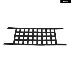 ジープ トランクカーゴネットルーフトップベッドレスト ストレージ ネットワークサンシェードカバー ラングラー YJ TJ JK JL グラディエータ - a1　black