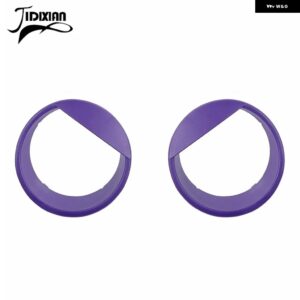 ジープ ラングラー JK 2007-17 ヘッドライト ライト ランプ プロテクター 装飾 カバー カスタムパーツ アクセサリー 交換用部品 互換品 - A1　purple