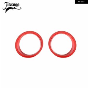 ジープ ラングラー JK 2007-17 車外装ヘッドライト ライト ランプ 装飾 カバー カスタムパーツ アクセサリー 交換用部品 互換品 - Red