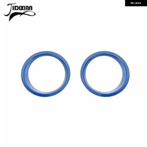 ジープ ラングラー JK 2007-17 車外装ヘッドライト ライト ランプ 装飾 カバー カスタムパーツ アクセサリー 交換用部品 互換品 - Blue