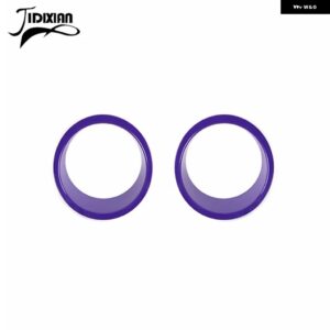 ジープ ラングラー JK 2007-17 車外装ヘッドライト ライト ランプ 装飾 カバー カスタムパーツ アクセサリー 交換用部品 互換品 - Purple
