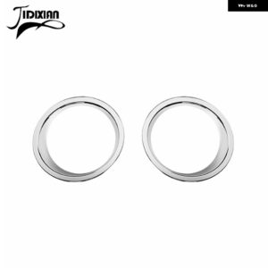 ジープ ラングラー JK 2007-17 車外装ヘッドライト ライト ランプ 装飾 カバー カスタムパーツ アクセサリー 交換用部品 互換品 - Chrome