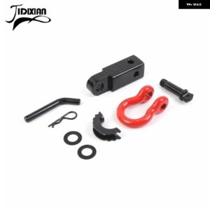 ジープ 汎用 アクセサリーカートレーラー牽引フック脱落防止バックルシルバラード F150 コロラド カスタムパーツ アクセサリー 交換用部品 - red　2　for　4.75　tons