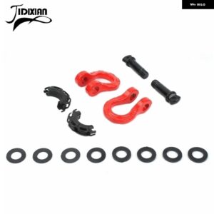 ジープ 汎用 アクセサリーカートレーラー牽引フック脱落防止バックルシルバラード F150 コロラド カスタムパーツ アクセサリー 交換用部品 - red　for　8　tons