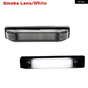 ジープ ラングラー TJ JK JL ブッシュワッカー フラット スタイル フェンダー フレア ターン シグナル ランプ サイド マーカー ランプ カス - smoke　lens　white