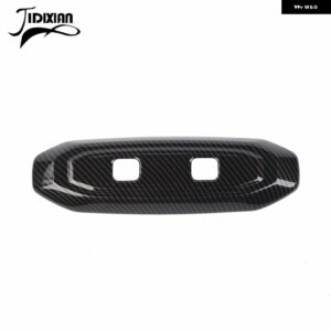 ジープ 車内ミドル読書灯ランプ パネル 装飾 カバー ラングラー JL グラディエーター JT 2024 アップアクセサリー カスタムパーツ アクセサ - black　carbon　fiber