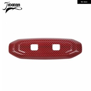 ジープ 車内ミドル読書灯ランプ パネル 装飾 カバー ラングラー JL グラディエーター JT 2024 アップアクセサリー カスタムパーツ アクセサ - red　carbon　fiber