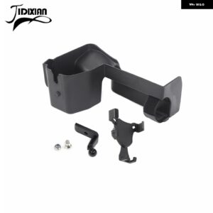 ジープ ラングラー JL グラディエーター JT 2018-23 副パイロットハンドル ボックス 電話ホルダー カスタムパーツ アクセサリー 交換用部品 - b1　black
