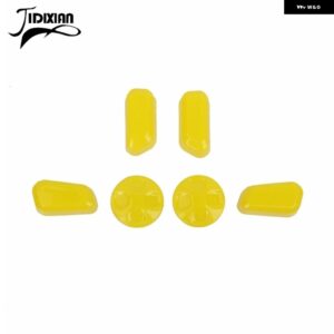 ジープ 車内パワーシート調整ボタン 装飾 カバー ラングラー JL グラディエーター JT 2024 アップアクセサリー カスタムパーツ アクセサリ - yellow