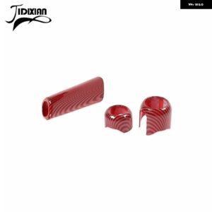 ジープ ラングラー JL グラディエーター JT 2018-24 アップハンドブレーキ 4WD ギアシフトノブヘッド 装飾 カバー カスタムパーツ アクセサ - red　carbon　fiber