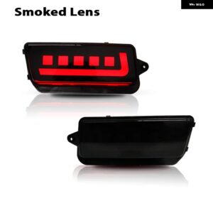 ジープ 2005-2010 グランドチェロキー フル LED バンパー リフレクターライト テールブレーキ リアフォグランプ ウィンカーライト 機能 カ - Smoked Lens