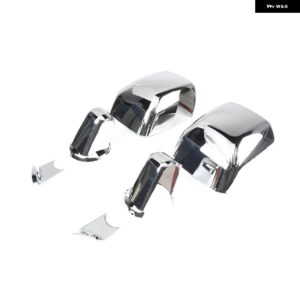ジープ ABS リアバックミラー シェルベース装飾カバー ラングラー JK 2007-2017 外装 アクセサリー カスタムパーツ アクセサリー 交換用部 - Chrome
