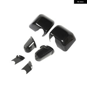 ジープ ABS リアバックミラー シェルベース装飾カバー ラングラー JK 2007-2017 外装 アクセサリー カスタムパーツ アクセサリー 交換用部 - carbon fiber grain