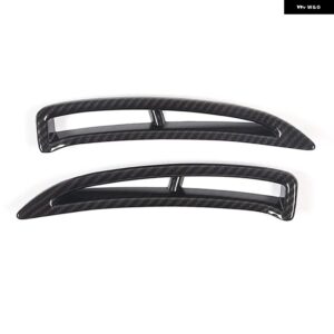 シボレー コルベット C6 2005-2013 ABS カーボンリアサイドフェンダーエアインテークトリム フレームカーアクセサリー カスタムパーツ - carbon　fiber