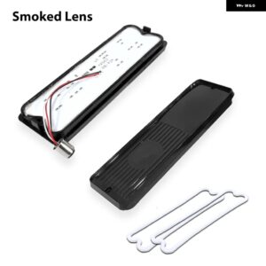シボレー 2個 テールライト LED アセンブリ 1967-1972 GMC トラック フリートサイド/ワイドサイド テールライト ブレーキ ラン - smoke　lens