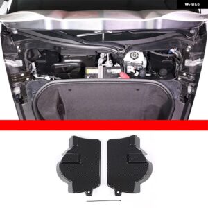 シボレー コルベット C8 スティングレイ Z51 Z06 2020-2023 フロント衝撃吸収タワートップカバー 防水 キャップ カスタムパーツ - carbon　fiber