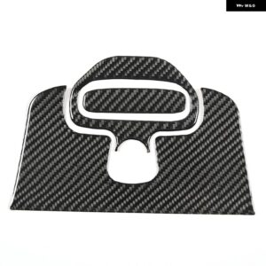 シボレー コルベット C6 2005-2013 ソフトカーボン車コンバーチブルロックパネル カバー トリム ステッカー カーアクセサリー カスタム - black