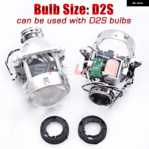 アウディ ボルボ BMW バイキセノンプロジェクターレンズ E46 M3 AL E90 E92/ A4 B8 A3/ベンツ W220 W203 / V50 D2S D1S ヘッドライト 交換 - Use D2H D2S Bulbs