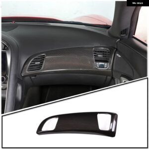 シボレー 2014-19 コルベット C7 Z06 ABS カーボンカースタイリングコドライバーエアアウトレットフレームステッカー カーインテリア - carbon　fiber