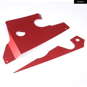 シボレー 2014-2019 コルベット C7 合金赤カースタイリングエンジン ダストカバー 車内アクセサリー カスタムパーツ アクセサリー 交換 - red