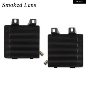 シボレー フロントウィンカーライト アセンブリ R1500 R2500 C20 C30 GMC ピックアップトラック ホワイト LED パーキング - smoked　lens