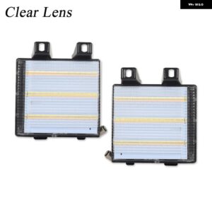 シボレー フロントウィンカーライト アセンブリ R1500 R2500 C20 C30 GMC ピックアップトラック ホワイト LED パーキング - clear　lens