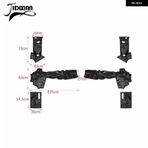 ジープ ピラーアンチロールビームカバー ラングラー JK 2007-17 カスタムパーツ アクセサリー 交換用部品 互換品 - Leather 2 doors