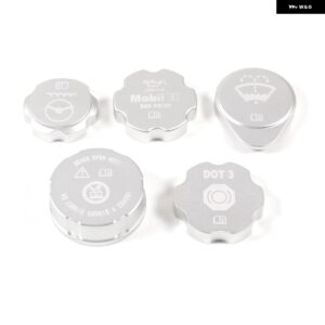 シボレー コルベット C6 2005-2013 フロントガラス ワイパーウォッシャー液リザーバーカバー ウォータータンクボトル蓋キャップ カスタム - gray