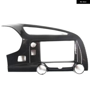シボレー 2014-2019 コルベット C7 ABS カーボンカースタイリングカーセンターコントロールエアアウトレットフレームステッカー カーア - style　a