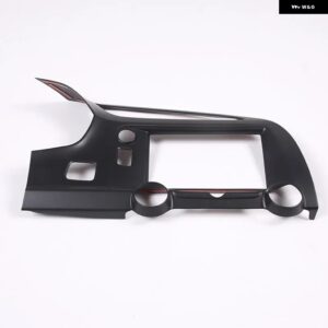 シボレー 2014-2019 コルベット C7 ABS カーボンカースタイリングカーセンターコントロールエアアウトレットフレームステッカー カーア - style　b