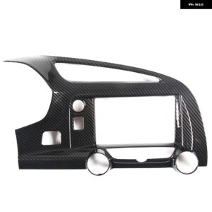 シボレー ABS カーボン コルベット C7 2014-2019 中央制御エアベント フレーム装飾ステッカー カーアクセサリー カスタムパーツ ア - carbon　fiber
