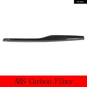 アルファロメオ ステルヴィオ 2017-2020 カーボンカーコントロールコンソール副パイロット計器装飾パネル インテリア アクセサリー カスタ - ABS carbon fiber