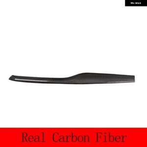 アルファロメオ ステルヴィオ 2017-2020 カーボンカーコントロールコンソール副パイロット計器装飾パネル インテリア アクセサリー カスタ - Real carbon fiber