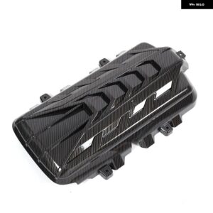 シボレー ABS カーボンフロントエンジン フードカバー トリム コルベット C8 2020-2024 エンジン フードボンネットトリム カバー - carbon　fiber