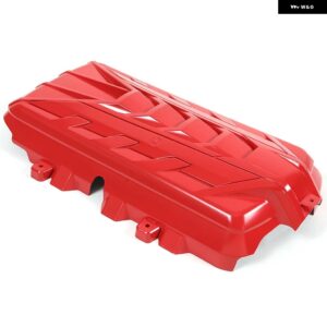シボレー ABS カーボンフロントエンジン フードカバー トリム コルベット C8 2020-2024 エンジン フードボンネットトリム カバー - red
