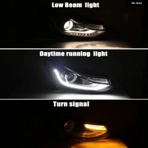 シボレー フロントヘッドライト トラックス 2017-22 LED DRL プロジェクターヘッドライト ヘッドランプ アクセサリー カスタムパ - right