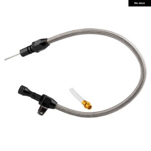 シボレー ステンレス フレキシブルトランスミッションディップスティック GM 4L60E TH400 TH350 ターボ SBC BBC ファイア - black