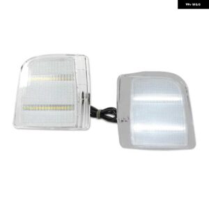 シボレー アストロ 1995-2005 GMC サファリ 1995-2005 ホワイト/アンバー LED フロントコーナーサイド マーカー パーキ - clear　lens　white