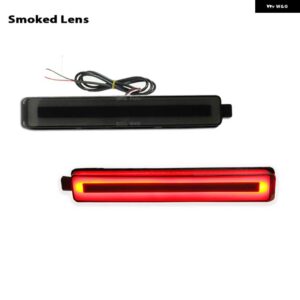 シボレー ビュイックエンクレーブ キャデラック CTS エクイノックスレッド LED 車リアバンパー リフレクターライト リア フォグランプ ブレ - smoked　lens