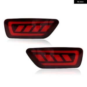 ジープ 2個 スモーク/レッドシェル LED リアバンパー ブレーキ ライトグランドチェロキー 2011-2022 - Red Shell