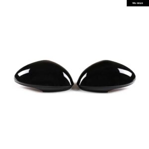 アルファロメオ ジュリア 2017 2018 2019-2022 ABS カーボンサイドバックミラー 飾るカバー トリムステッカー 自動 - Glossy Black